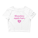 Munches Apply Here Crop Top