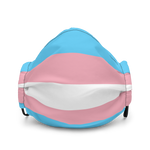 Trans Flag Premium Face Mask