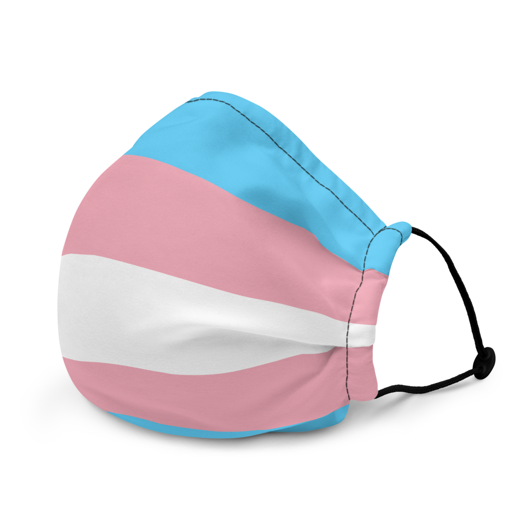 Trans Flag Premium Face Mask