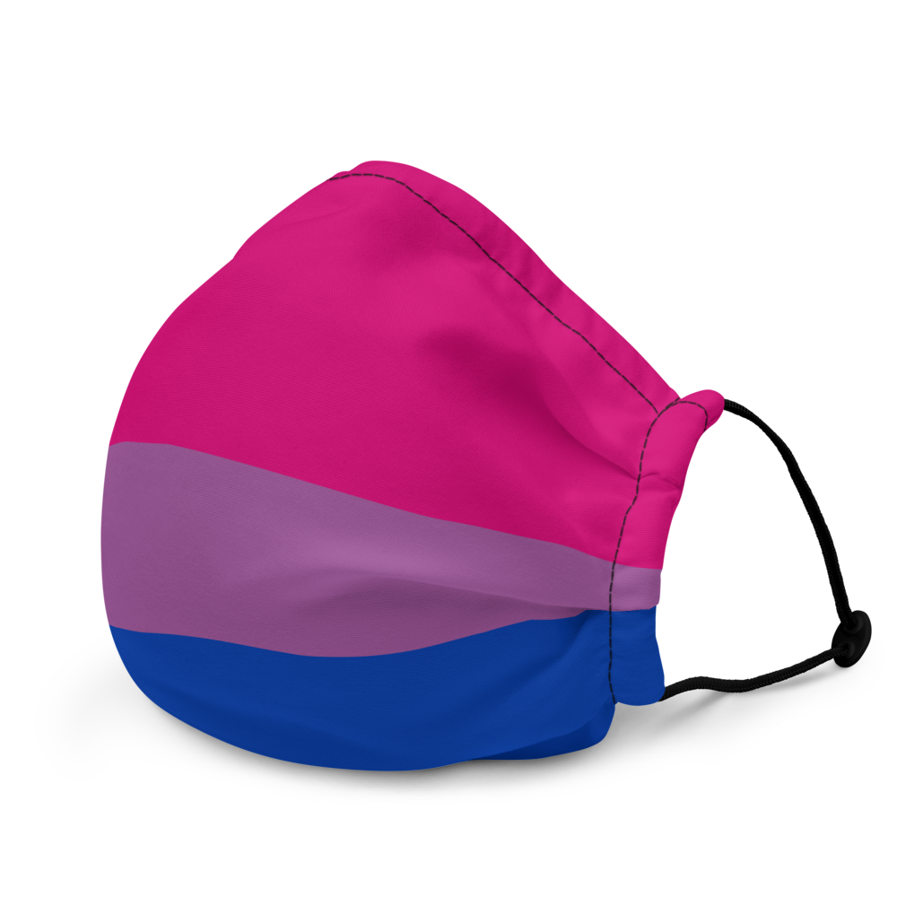 Bi Flag Premium Face Mask