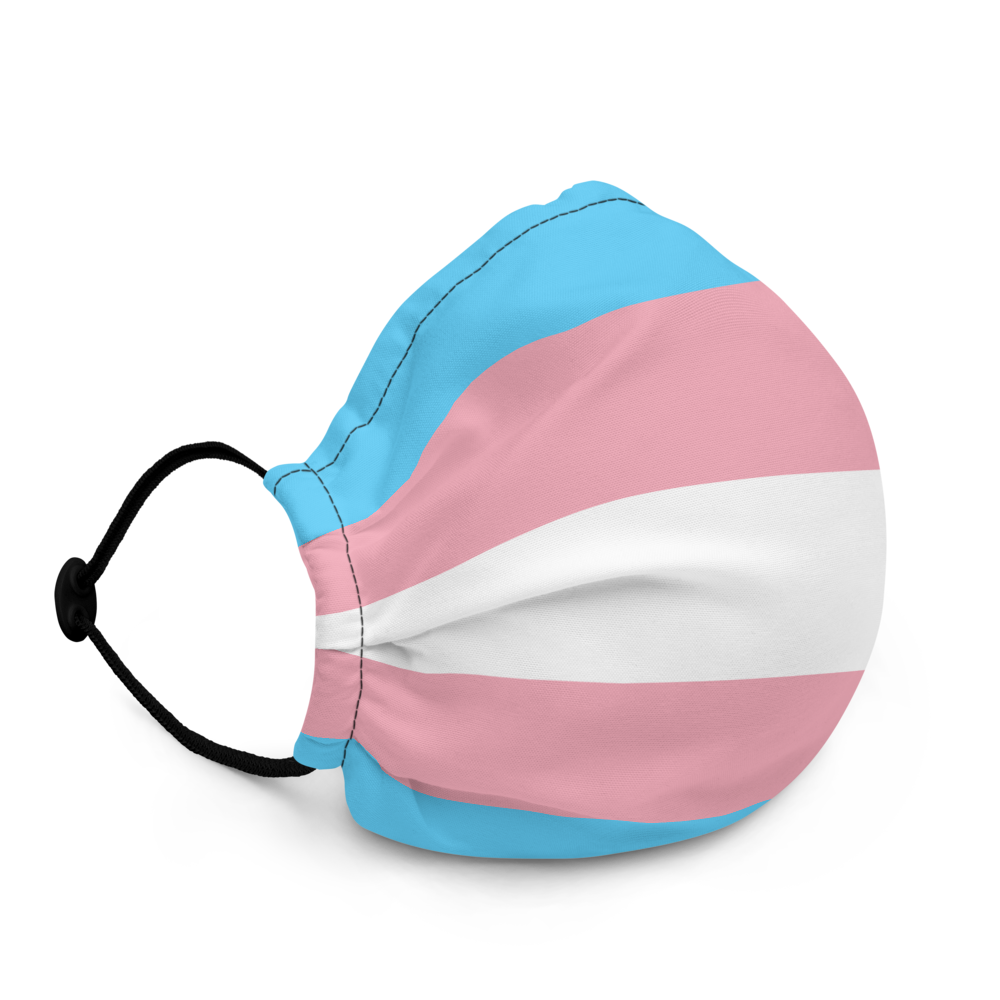 Trans Flag Premium Face Mask