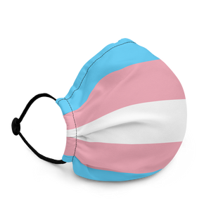 Trans Flag Premium Face Mask