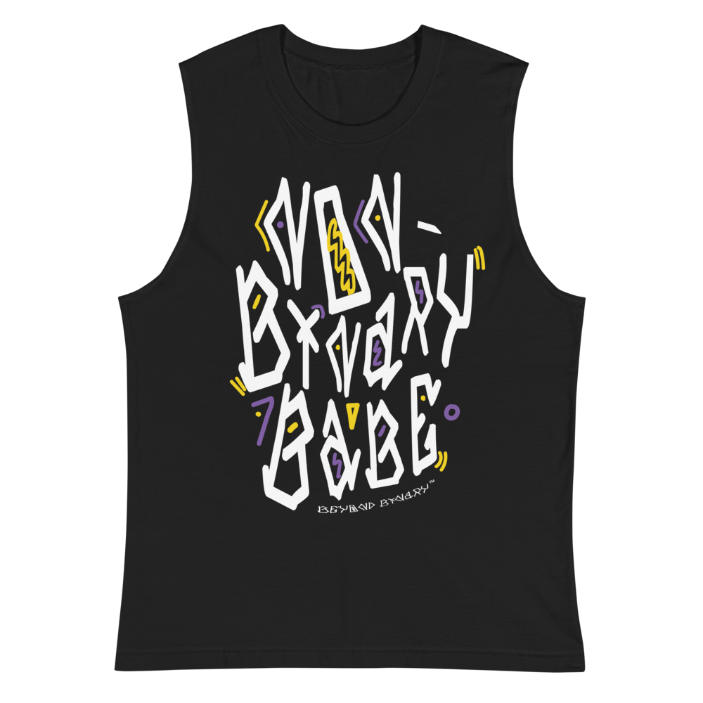 Nonbinary Babe 90's Muscle Tee